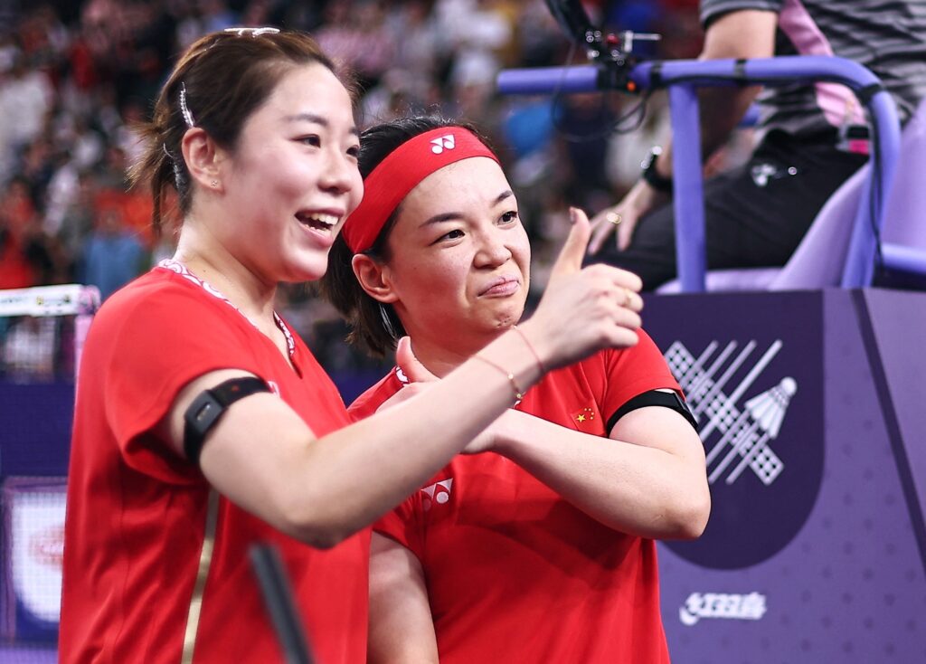 แบดมินตัน โอลิมปิก 2024 เหรียญทองหญิงคู่ Chen Qingchen Jia Yifan